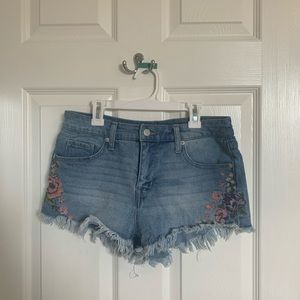 Light Denim Shorts